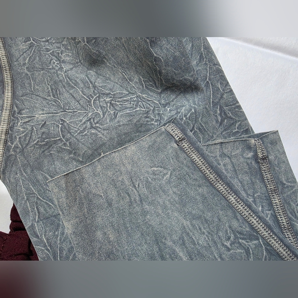 Lululemon Fast and Free 25" *Ice Dye In Ice Wash Asphalt Grey 2 - Picture 16 of 16